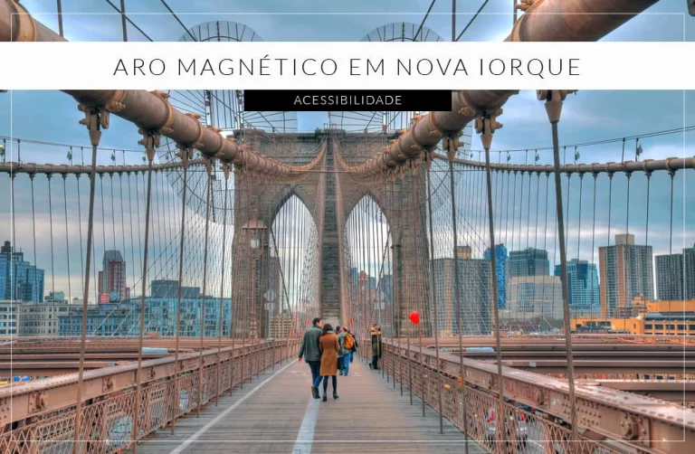 Acessibilidade para surdos oralizados em NY: aro magnético