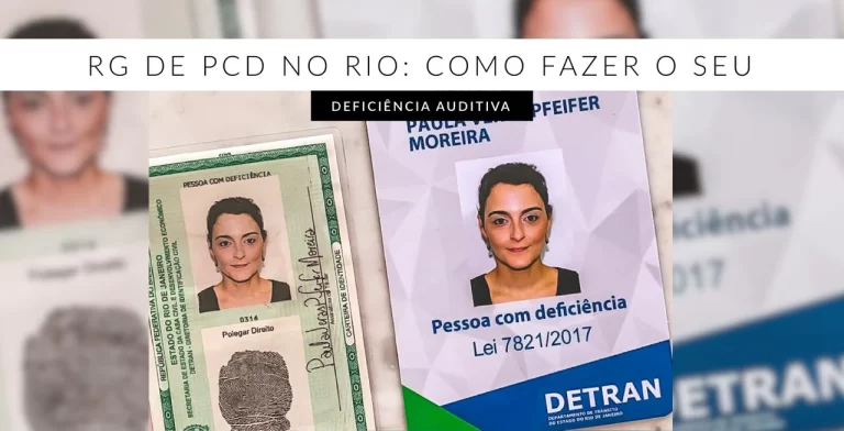 como tirar RG de PCD Rio