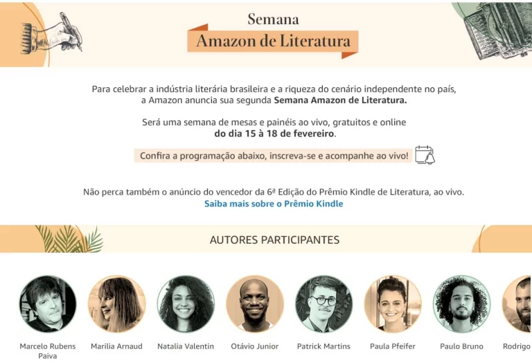 semana amazon literatura deficiência
