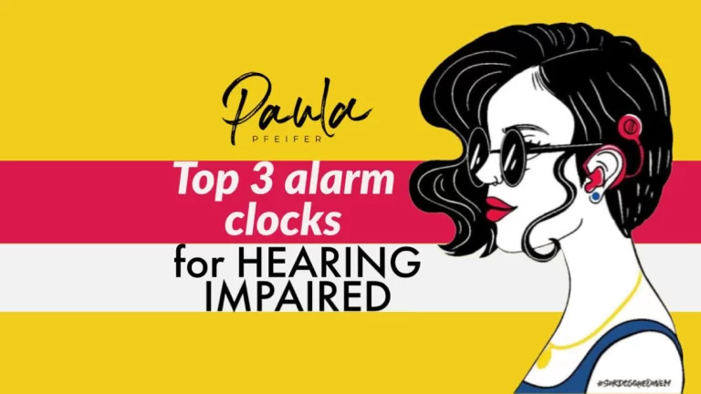 BEST alarm clocks with bed shaker for hearing impaired