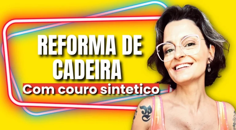 reforma de cadeira antes e depois