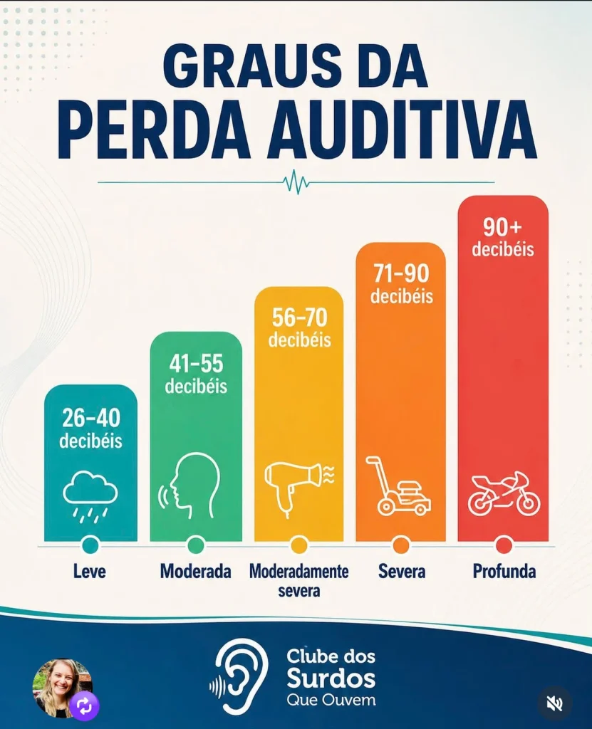 Aparelho auditivo para surdez severa: o que realmente importa graus da perda auditiva